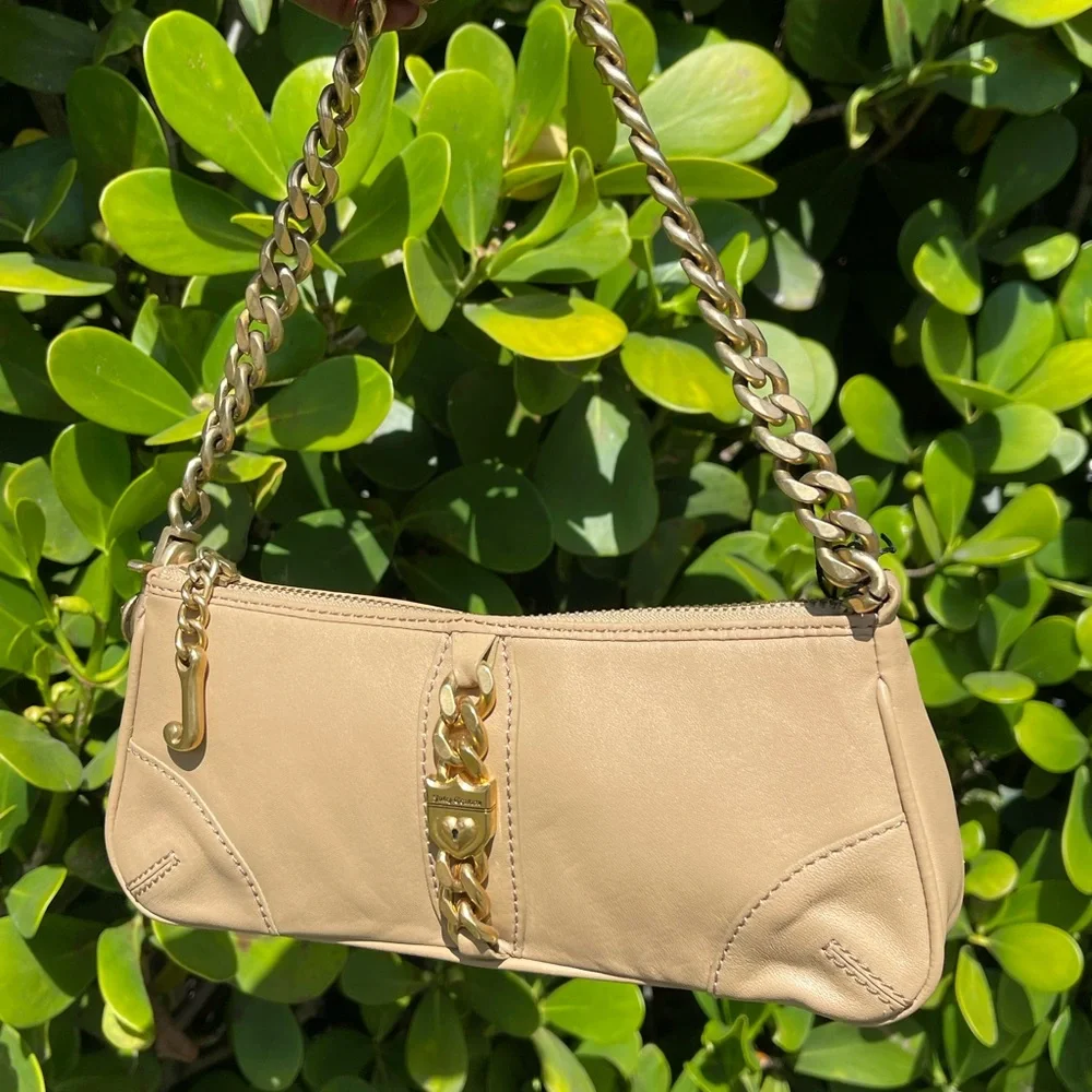Y2k Juicy Couture Leather Shoulder Bag - Picture 3 of 10
